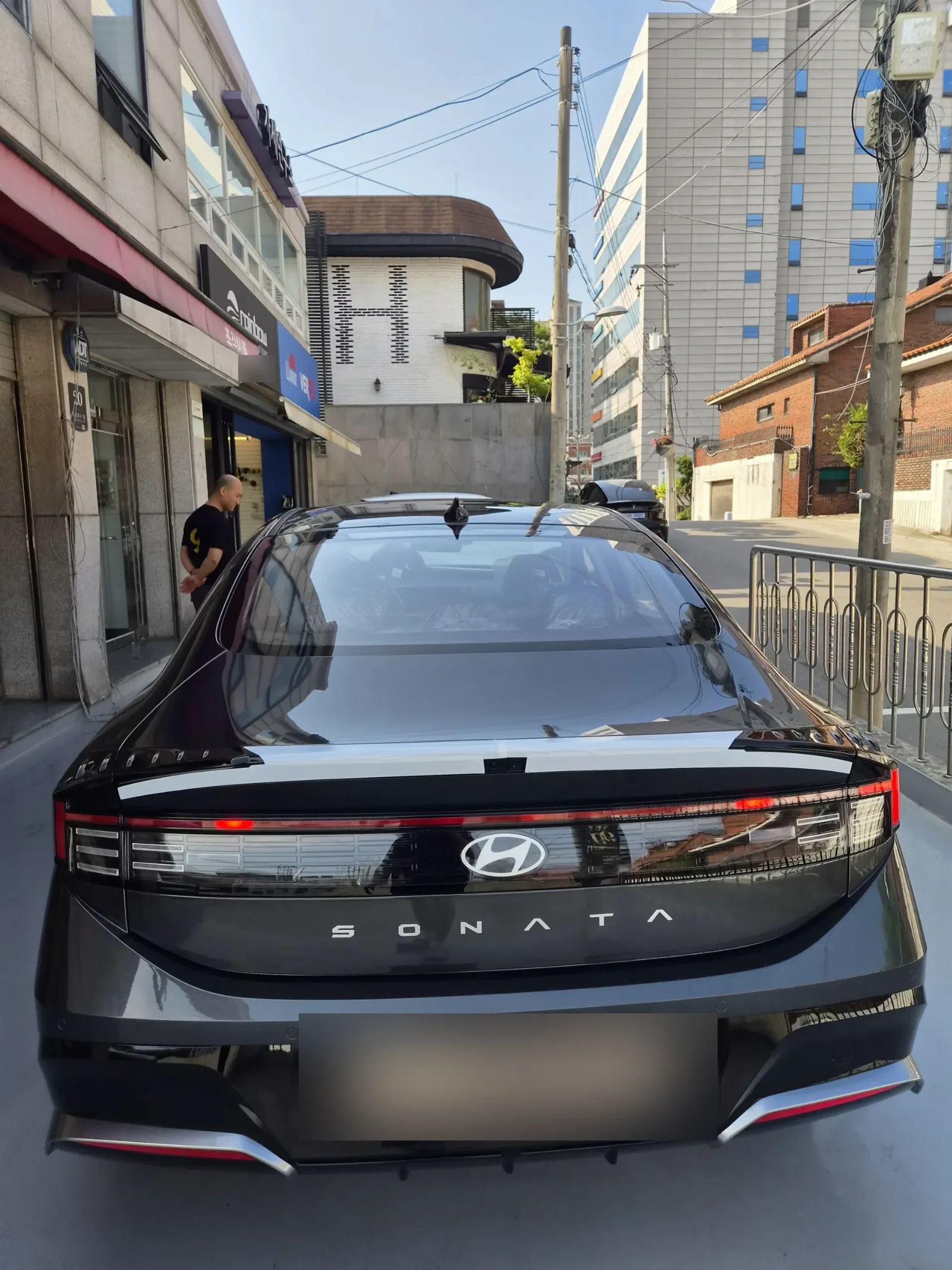 쏘나타 후면